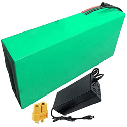 HJGHY Batería Ebike 36V 52AH Paquete Batería Iones Litio Bicicleta Eléctrica Batería Litio con Cargador + BMS, para Bicicleta Eléctrica 200W 350W 500W en oferta