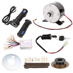 Dilwe 250W 24V Brush Motor Set Bicicleta Bicicleta Conversión Kit de Alta Velocidad Accesorio, 9 Pcs/Set en oferta