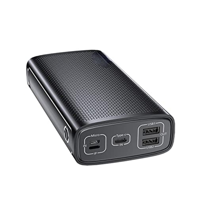 Batería externa Qc3.0 de 22,5 W y 30000 mAh ultrarrápida portátil para cargador, compatible con smartphones, tabletas y más PDQC3.0Black