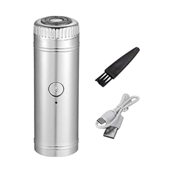 Barba Recargable impermeable Mini portátil eléctrico impermeable bolsillo inalámbrico USB recargable uso húmedo y hombres Mini portátil eléctrico Maqu en oferta