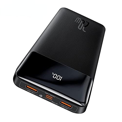 Power Bank 20W 10000mAh Cargador Portátil Externa 10000 Carga Rápida para cargadores compatibles con smartphones, tablets y más PD20WBlack