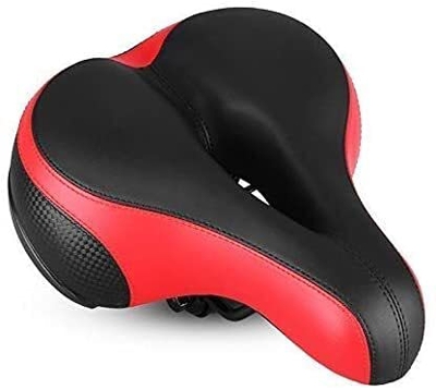 Sillín de Bicicleta cómodo Asiento de Bicicleta Confort de Comodidad de Gran tamaño, la Silla de Bicicleta de Espuma Suave y más cómoda de Gran tamaño