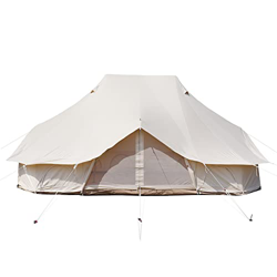 Carpa para 8-12 Personas Carpa de Lona Carpas de Lona Carpa de Lona Beige para Acampar Carpa Familiar para Actividades Bodas (Beige 4x6x3m) precio