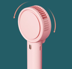 Ventilador Portátil Sin Hojas Pequeño Ventilador Usb Recargable Mini Ventilador De Escritorio Portátil Rosa precio