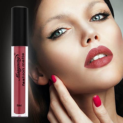 Labiales Set Cápsula de lápiz labial 8 colores Set de regalo Mini lápiz labial mate Cápsula de labios Impermeable Mini cápsula de lápiz labial de larg