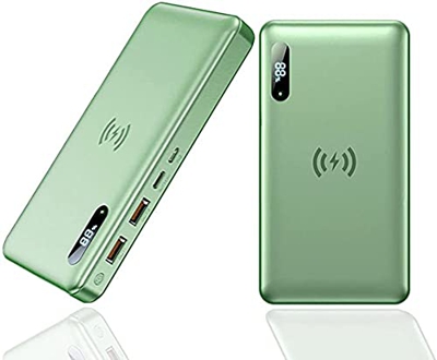 DSJ Banco de Energía de Inducción de 50000Mah 15W, 65W Qi Wireless Power Bank Pd Qc 4.0 Cargador de Carga Rápida Cargador Lcd Lcd Cargador para 99% de