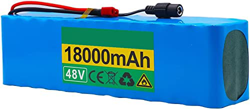 stdpcxz 48V 18Ah Recargable De Iones De Litio Batería, 18650 Batería De Bicicleta Eléctrica 13S6P, para 700W Monociclo Eléctrico De Auto Equilibrio Sc características