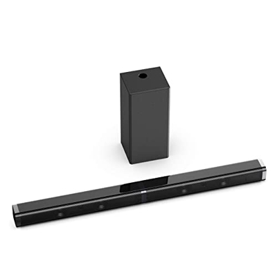 Barra de Sonido para TV con Subwoofer 100w para 5 EQ/120dB, Bluetooth, Barra de Sonido TV 3D/DSP/LED, HiFi Sonido para Cine en Casa Altavoces con Ópti