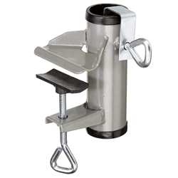 Liummrcy Montaje Paraguas para Paraguas de Patio Soporte para Paraguas Pesado Mesa de Parasol Ajustable Abrazadera Fija, tiburón de Parasol de jardín  en oferta