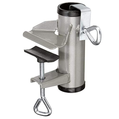 Liummrcy Montaje Paraguas para Paraguas de Patio Soporte para Paraguas Pesado Mesa de Parasol Ajustable Abrazadera Fija, tiburón de Parasol de jardín 