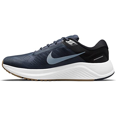 Nike Air Zoom Structure 24, Zapatillas para Correr Hombre, Thunder Blue/Wolf Grey-Black, 44 EU
