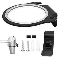 Soporte Secador de Pelo,Soporte para Secador,Soporte de Pared para Secador de Pelo con 1 Soporte para Cable,Rack Montado en la Pared Compatible con Má características