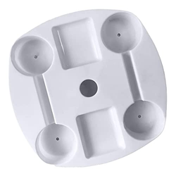 Bandeja de Mesa para sombrilla de 14,5 Pulgadas, Bandeja para sombrilla de Playa con portavasos y Compartimentos para refrigerios, Adecuada para Playa en oferta