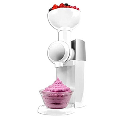 Mquinas de Helado para el hogar - mquina de Sorbete de Frutas congeladas - mquina de aguanieves - fcil operar fcil Limpiar para Hacer Sorbete Dulces F