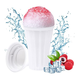 Aocase Slushy Maker Cup Quick Frozen Smoothies Granizadora Maquina Summer Juice Ice Cream Cup Freeze Portable Squeeze Cup para La Familia Casera,Blanc características