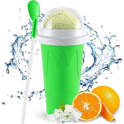 WMFS Taza para hacer granizos, reutilizable, congelada, con congelación rápida, reutilizable, para verano, batido, jugo, para la familia, hecho en cas