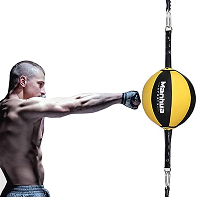 Dodge Ball de velocidad Bola de velocidad de cuero Profesional colgante de boxeo de boxeo de entrenamiento Bolso de golpe for MMA Ejercicio de entrena