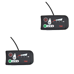 tieedhfu 2 Juegos de NERIES Bike Display Headlight Servicio de larga duración Controlador LED Conector normal 790 Medidor de velocidad Modelos surtido en oferta