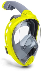 QHYXT Buceo Máscaras de Buceo Máscaras de esnórquel de Cara Completa Vista panorámica Antivaho Antifugas Natación Snorkel Máscara de Buceo subacuático en oferta