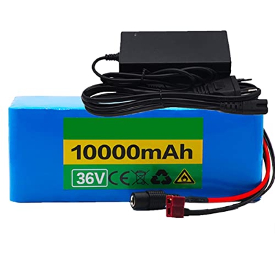 FREEDOH Batería Iones Litio para Bicicleta Eléctrica De 36V 10Ah Paquete Batería Litio para Bicicleta Eléctrica De 50W-250W Compatible con Scooter Bic