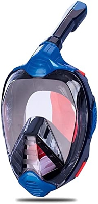 Máscara de buceo Máscara de esnórquel Máscara de buceo de cara completa Nuevo antivaho con montaje Submarino Vista amplia Máscara de natación de esnór