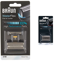 Braun 51B - Recambio para afeitadora eléctrica hombre, compatible con el modelo WaterFlex + Recambio para afeitadora eléctrica hombre Series 5 en oferta