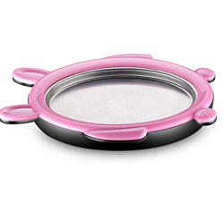 Mini máquina de hacer helados Bandeja de máquina de hielo frita Heladera casera Material de calidad alimentaria para que los niños hagan rollos de hel características