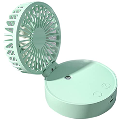Rachlicy Ventilador portátil de Ventilador portátil de Ventilador portátil de Abanico Colgante con nebulización con una Noche de batería de 2000 mAh r características