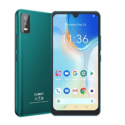 CUBOT Note 8, Smartphone sin Contrato, 4G Android 11Teléfono Móvil, Pantalla HD de 5,5 Pulgadas, cámara de 13MP + 5MP, batería de 3100mAh, 2GB/16GB, 1