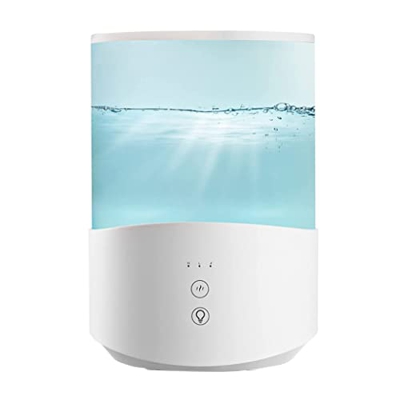 Humidificador Top Rilling Humidifier con luz Nocturna y difusor de Fragancia 2.5 l Humidificador de difusor para el Dormitorio Humidificador de Aire d