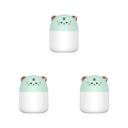 Allayu 3 Juegos de Humidificador de aire portátil con luz LED, rociador de niebla de gran capacidad recargable por USB, difusor silencioso para el hog en oferta