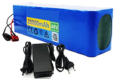 stdpcxz 48V 20Ah Recargable De Iones De Litio Batería, 18650 Batería De Bicicleta Eléctrica 13S6P, para 700W Monociclo Eléctrico De Auto Equilibrio Sc