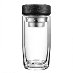 Eastbon Copa de Agua de Vidrio de Doble Capa Nuevo CUBIERTE China China EN CUIDADA DE CUIDADES COMPAÑÍA DE Oficina DE Oficina DE Oficina DE Oficina DE características
