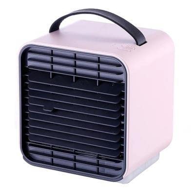 LetsDressUp Ventilador de aire acondicionado personal portátil con 3 velocidades de viento, recargable por USB, humidificador de aire personal para el