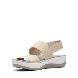 Clarks Arla Jacory Womens Slingback Sandals 38.5 EU Oro en oferta