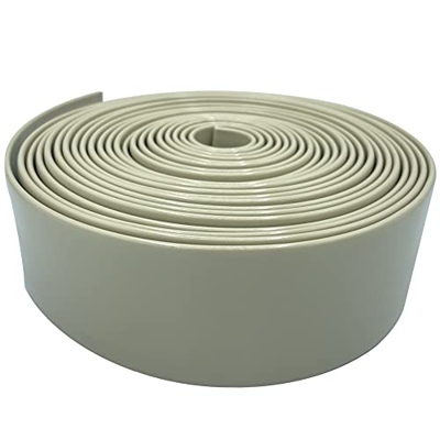 Correa de vinilo de 2 pulgadas de ancho para patio, piscina, césped, jardín, muebles, rollo de 20 pies y 20 cierres gratuitos (madera flotante)