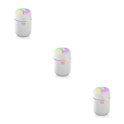 YIUPEDRFG 3 Juegos de Humidificador de aire, difusor de humidificación de 300ml con luz nocturna, pulverizador portátil de bajo ruido para el hogar y  características