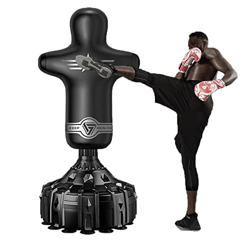 Saco De Boxeo Independiente Saco De Boxeo Sólido Y Pesado con Base De Armadura De Ventosa Y Dispositivo De Absorción De Vibración De Ruido para Jóvene precio