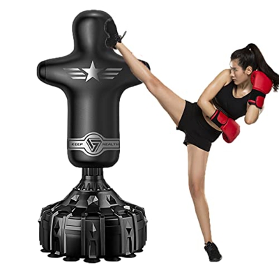 Saco De Boxeo con Soporte, Saco De Boxeo Independiente para Adultos Sacos De Kickboxing Saco De Boxeo, Saco De Boxeo, Equipo De Entrenamiento De Artes