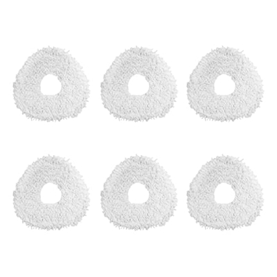 Hansheng S Rui - 6 trapeadores aptos para robot NARWAL apto para robot Roborock YJCC001-1 Partes de aspirador S Rui (color: blanco)