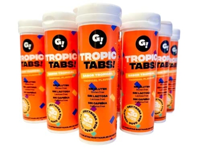 TROPIC TABS - Tabletas de glucosa masticables sabor tropical