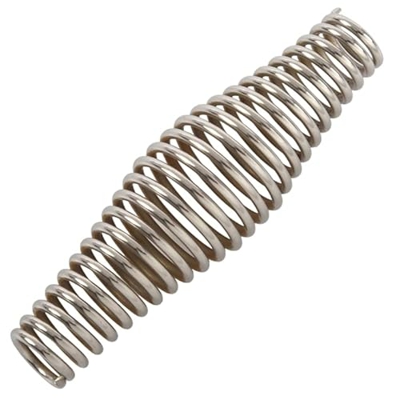 YONGERN Barbacoa Parrilla Pit de 11cm Mango de Acero Inoxidable Mango de Primavera Estufa de Madera Smoking Silver (Size : Silver)