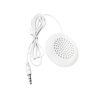 Altavoz de Almohada, Altavoz Personal Portátil, Altavoz Debajo de La Almohada, Mini Altavoz de 3,5 mm, Altavoz Estéreo, para CD de Teléfono MP3 Compat