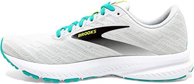 Brooks Launch 7, Zapatillas para Correr Mujer, White/Nightlife/Atlantis, 41 EU