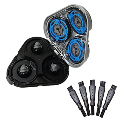 Ccshyysm Cabezales de Afeitado de Repuesto Compatible con Philips Serie 5000 S5077 S5085 S5370 S5551 S5666, Cabezal de Afeitadora Eléctrica Hojas de A