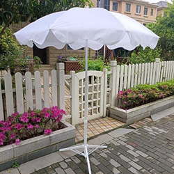 Sombrilla de jardín con Soporte Triangular y Bolsa de Agua, Blanca, sombrilla Grande de poliéster para el hogar al Aire Libre, Protector Solar Imperme precio