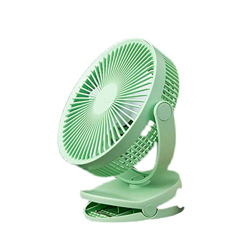 Ventilador con clip para acampar 4000 mAh, ventilador personal silencioso de 4 velocidades, 15 horas de tiempo de trabajo, ventilador de escritorio al precio