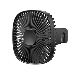 RuYng Ventilador Trasero para automóvil de pasajeros, reposacabezas portátil para Asiento de automóvil, Ventilador de enfriamiento para Asiento Traser en oferta