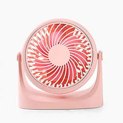 Ventilador PortáTil Recargable, Cabeza Ajustable, PequeñO Ventilador De Escritorio, Ventilador Personal Silencioso, Ventilador Vertical PortáTil Alime