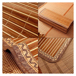 GBEN Colchoneta de bambú de verano para dormir de verano plegable con pajita carbonizada, colchón para dormitorio doble estudiante 22.7.1 (tamaño 180  características